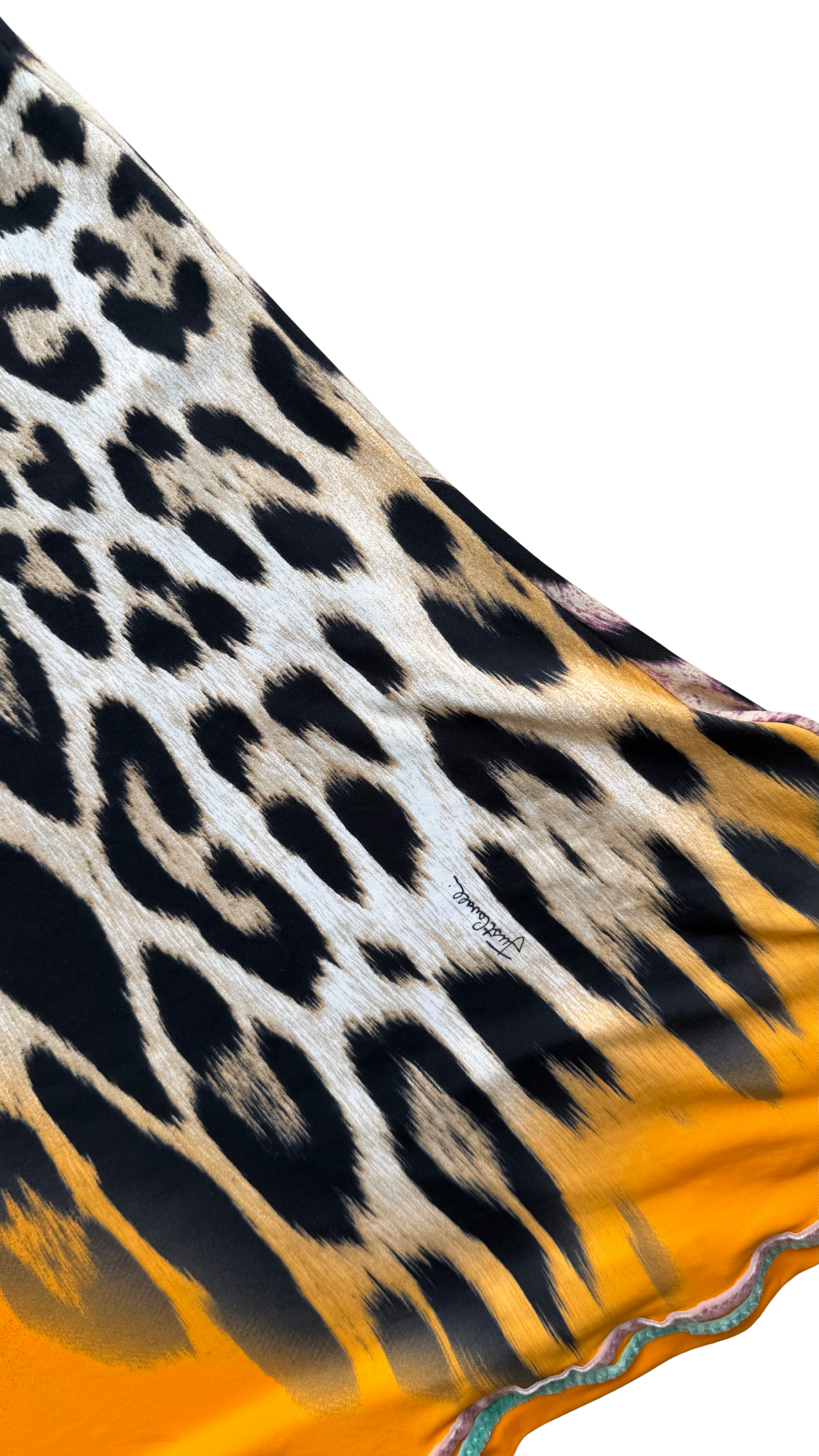 Just Cavalli 2004 Multicoloured Leopard Dress