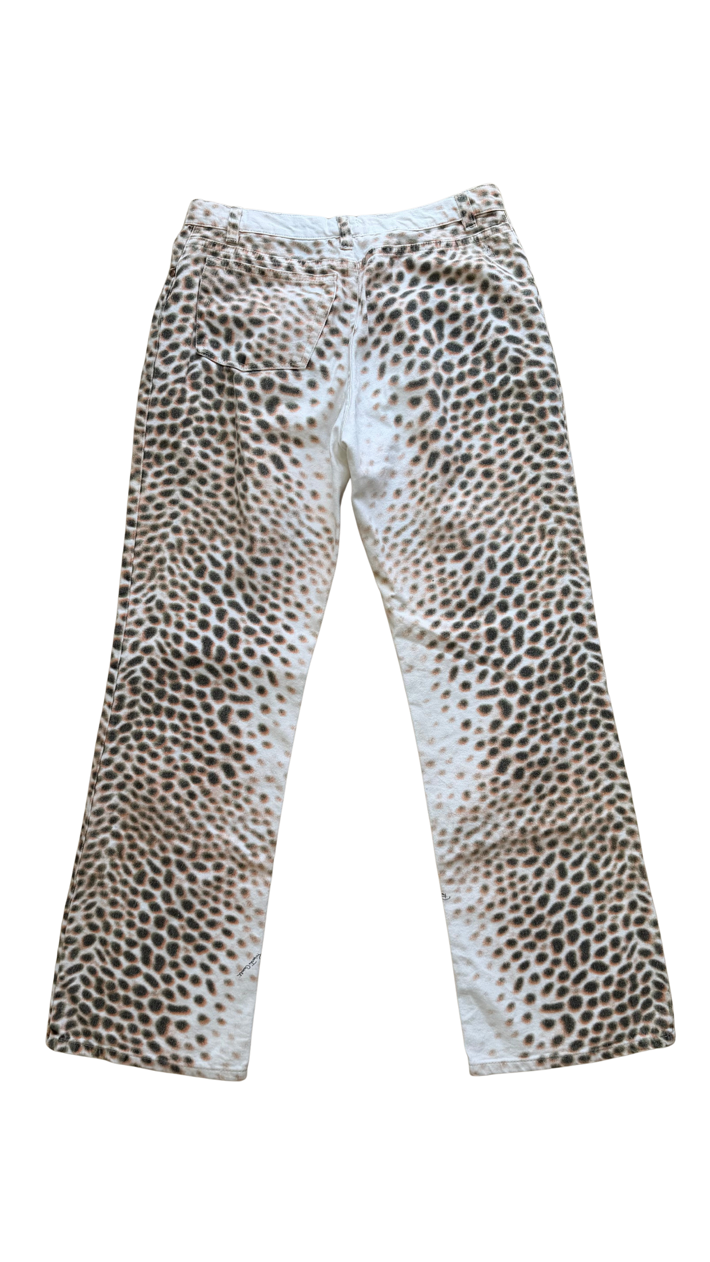 Roberto Cavalli Leopard Print Jeans